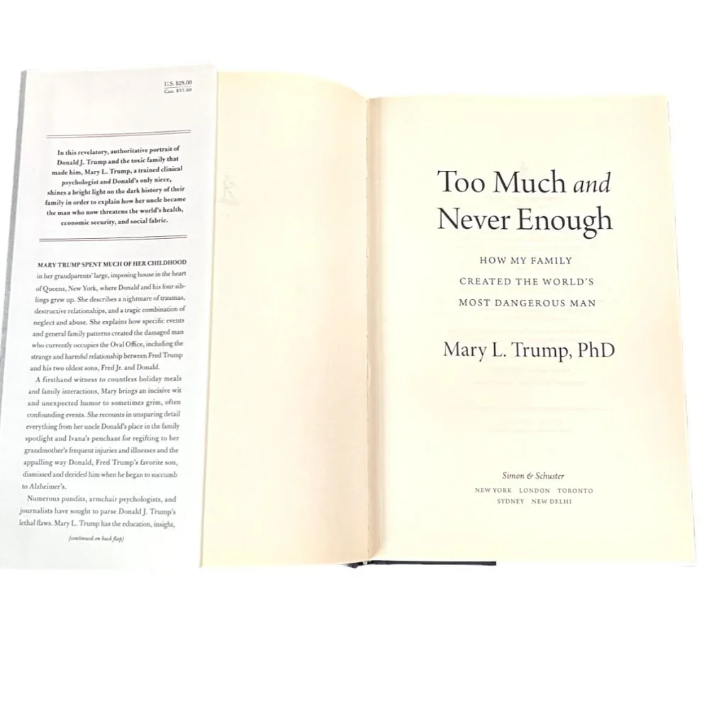 Too Much and Never Enough by Mary L. Trump, Ph.D.